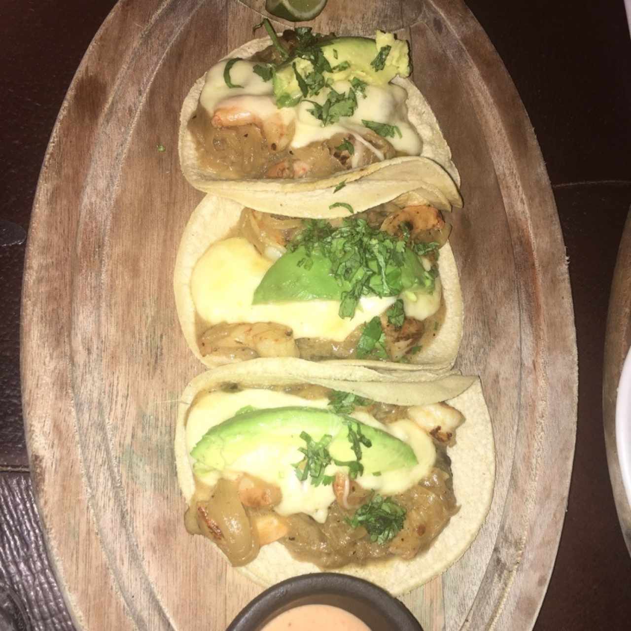 tacos de langostinos