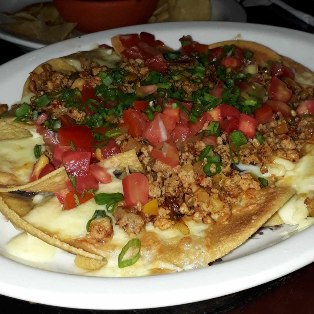 Entrada / Nachos con Chorizos 