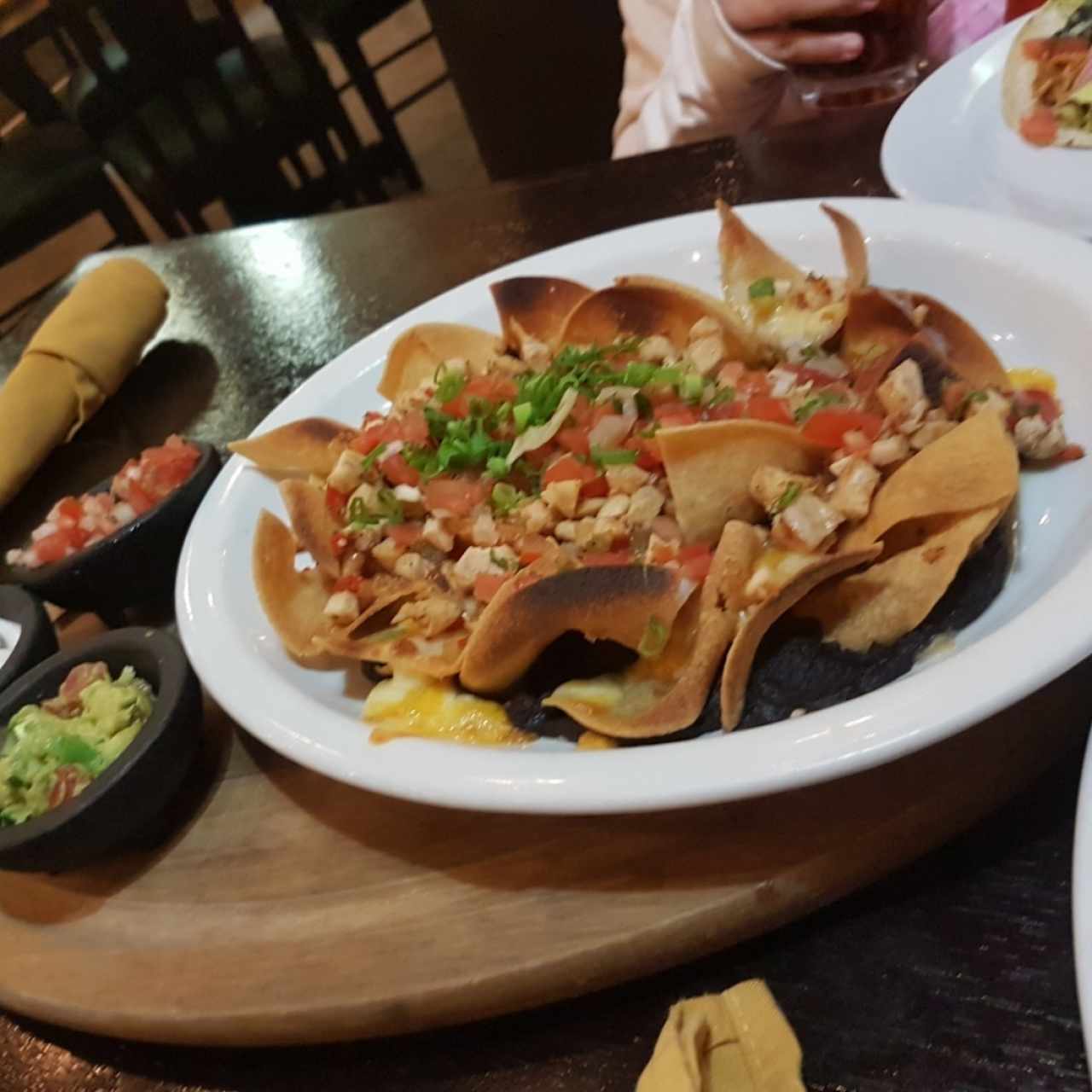 Nachos con pollo