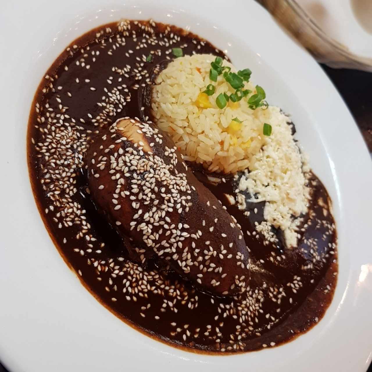 Pollo en mole