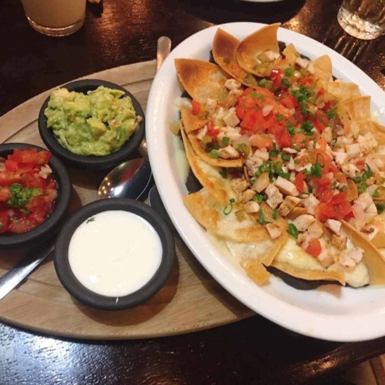 Nachos con pollo