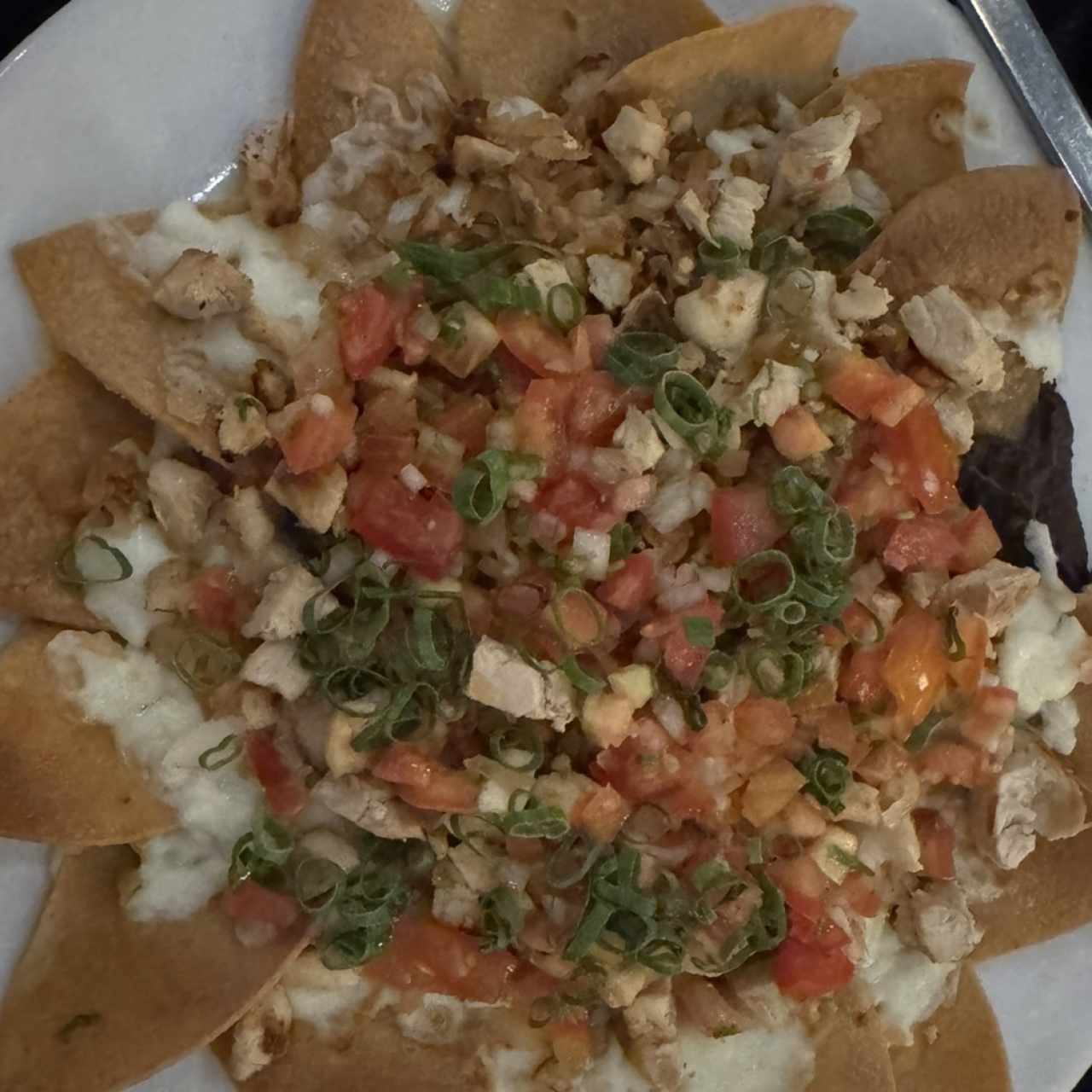 Nachos de pollo