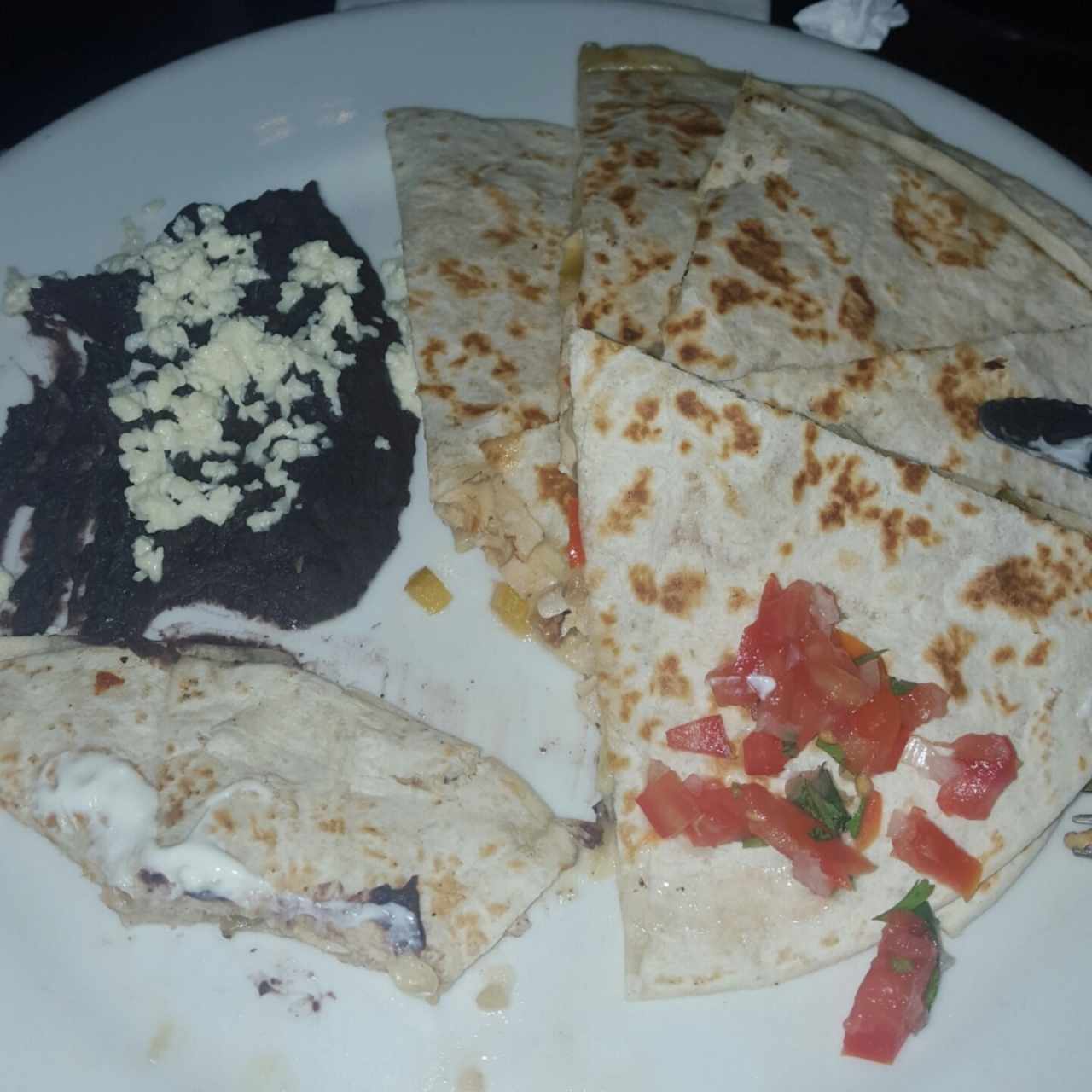 quesadillas de pollo