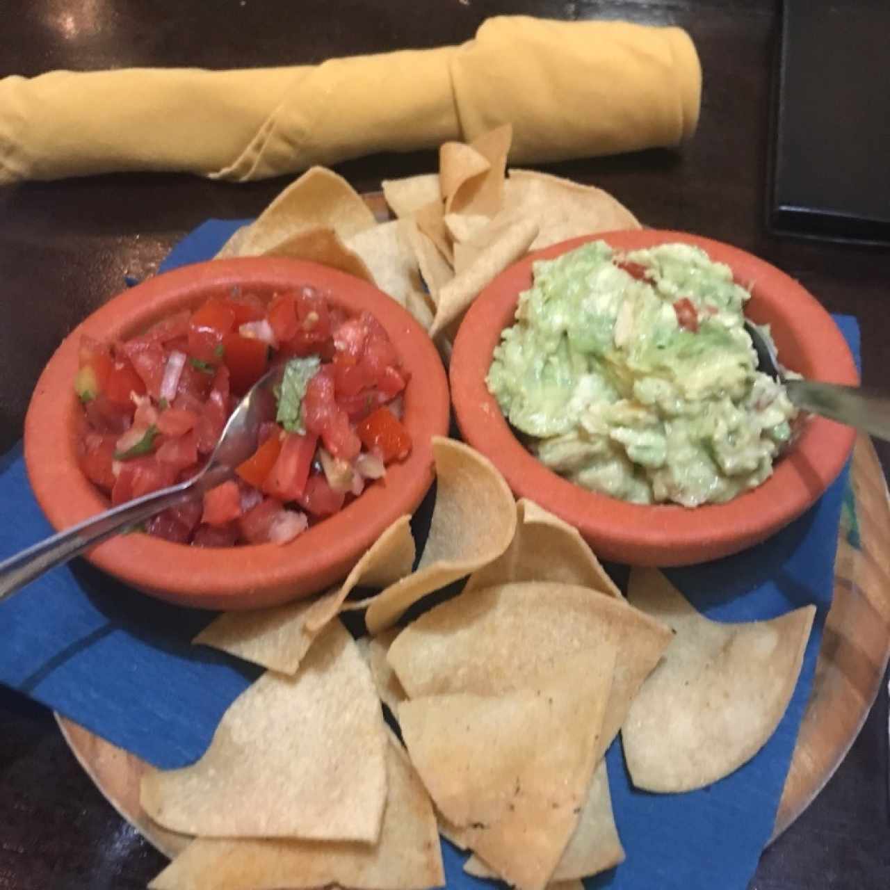 Guacamole y pico de gallo