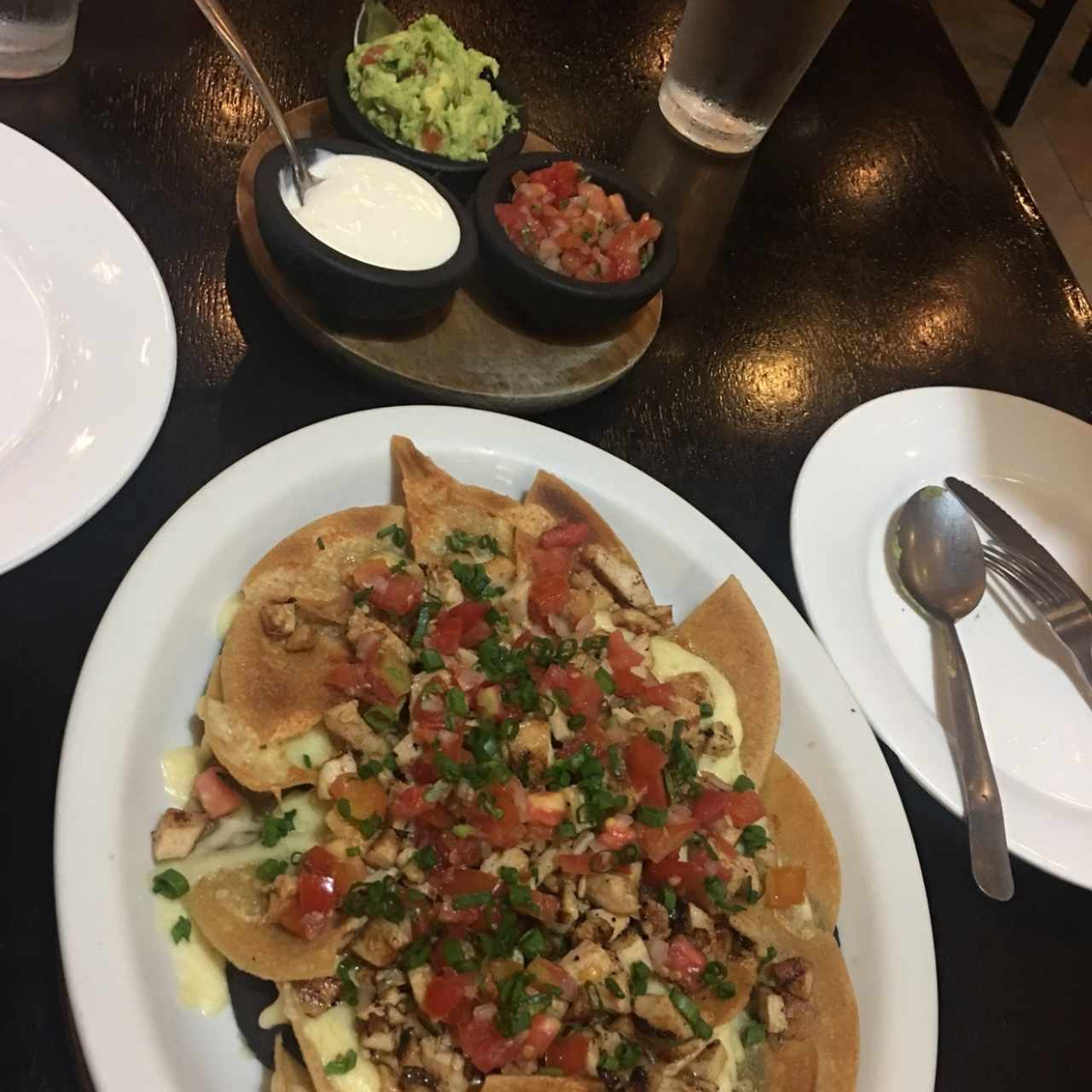 nachos de pollo 