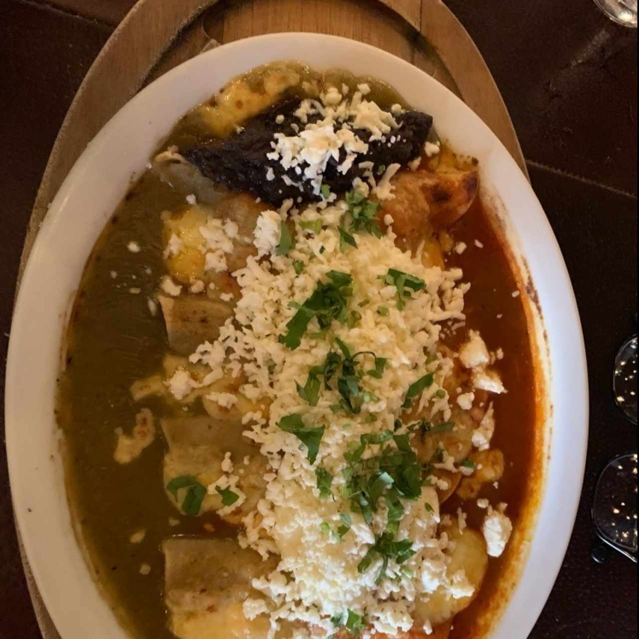 enchiladas divorciadas