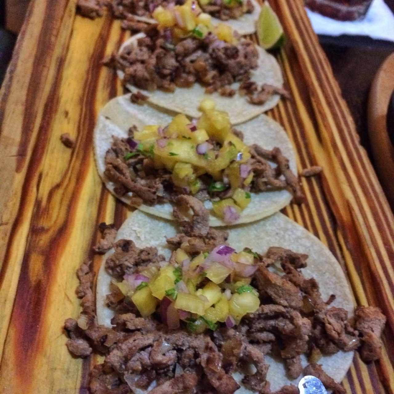 tacos de carne 