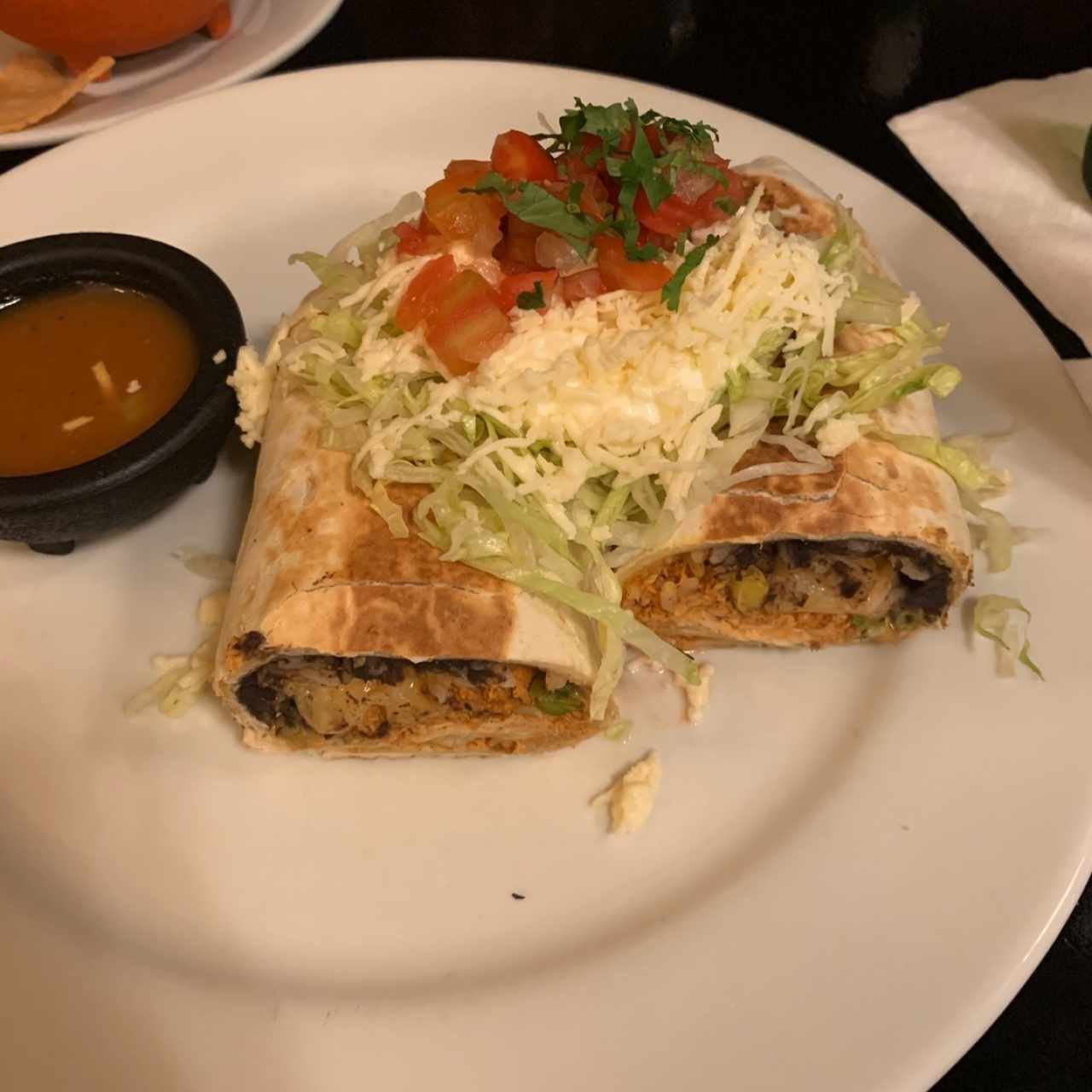 burrito de pollo