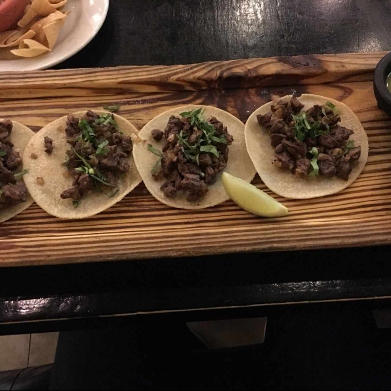 Tacos de carne 