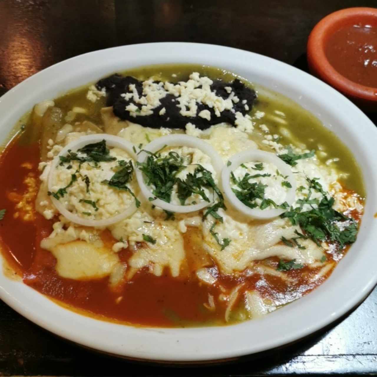 Enchiladas divorciadas