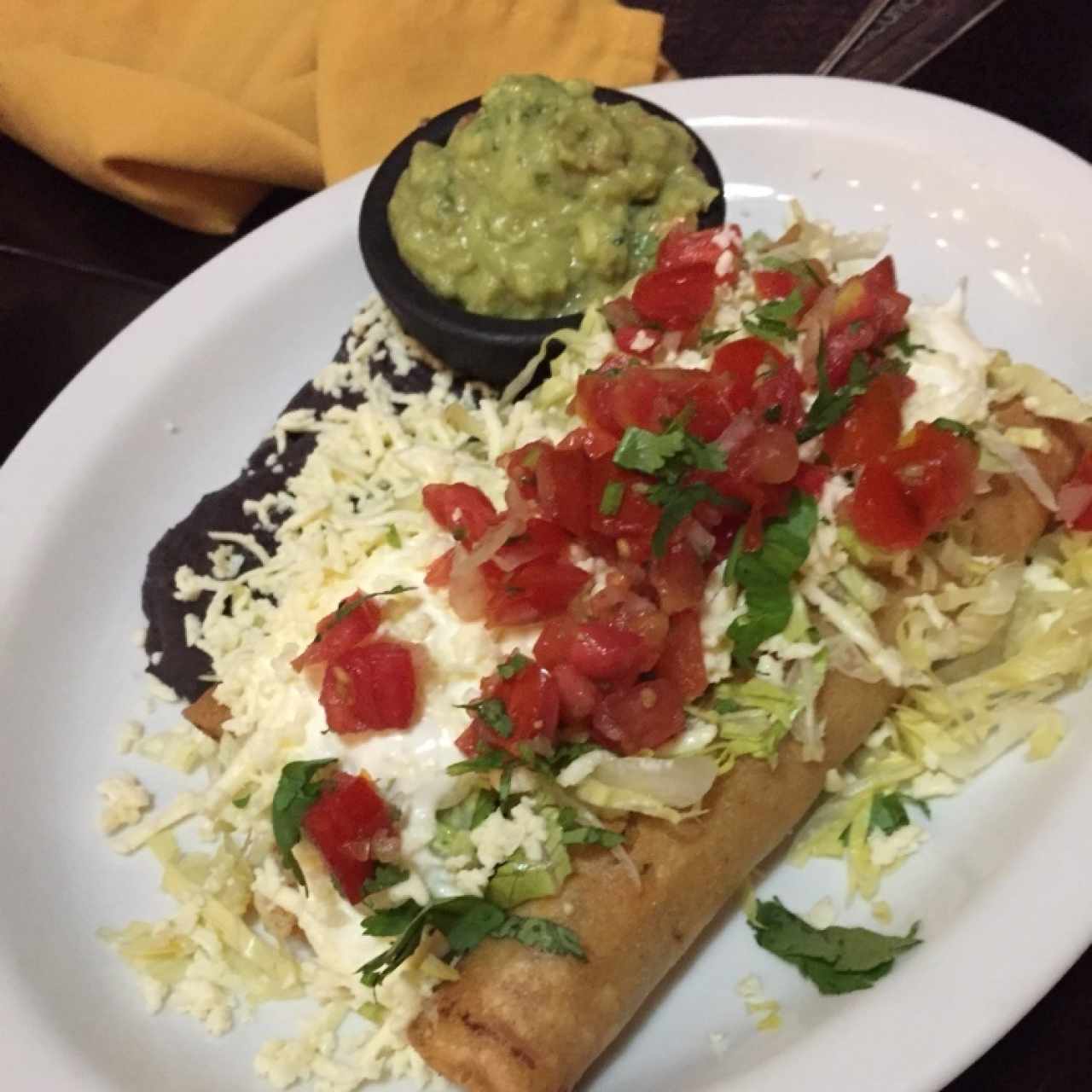 Flautas de pollo