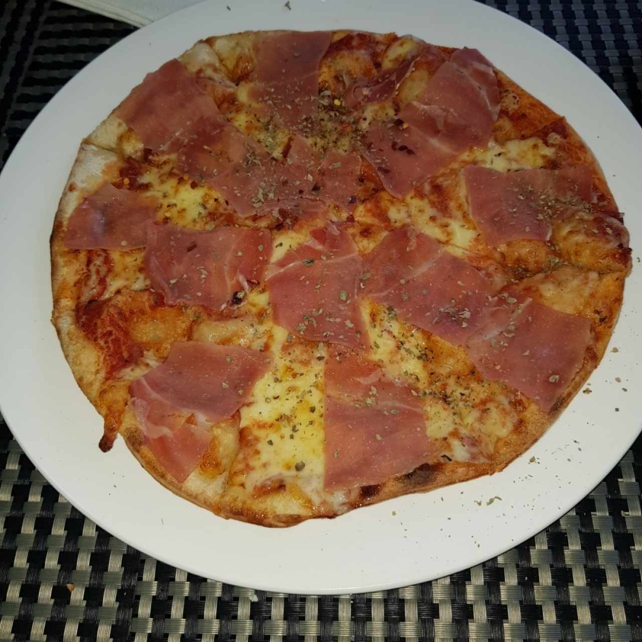 pizza de prosciuto