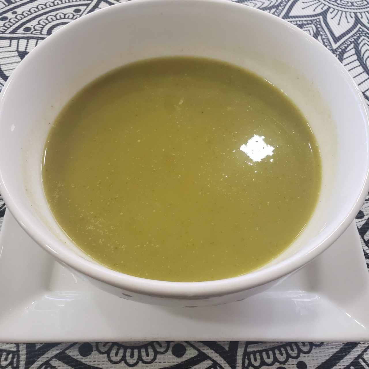 sopa de brócoli