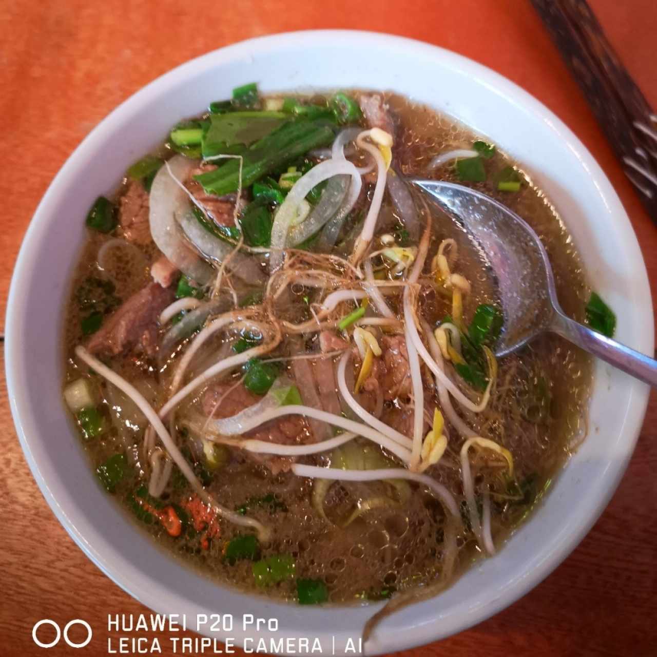 Pho sopa de Carne