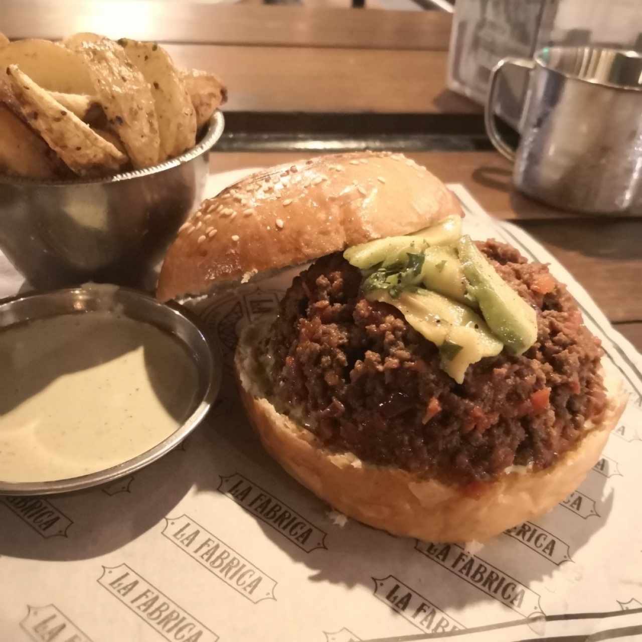 hamburguesa la fabrica