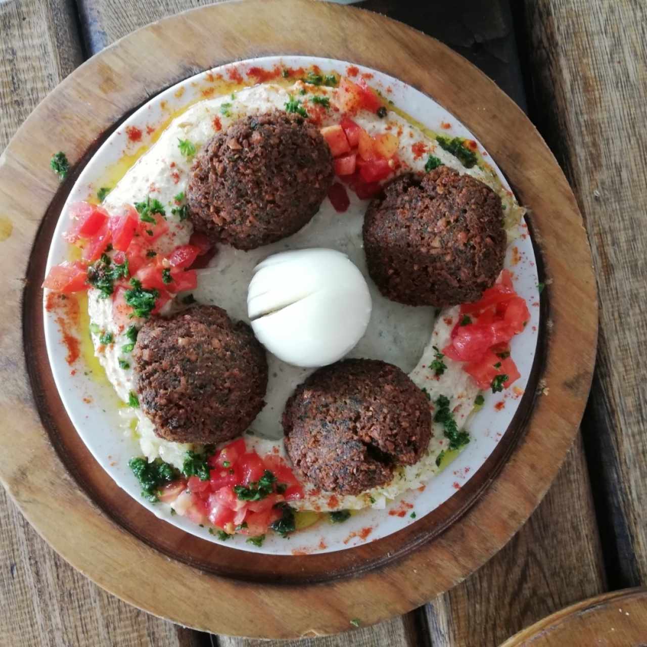 humus falafel