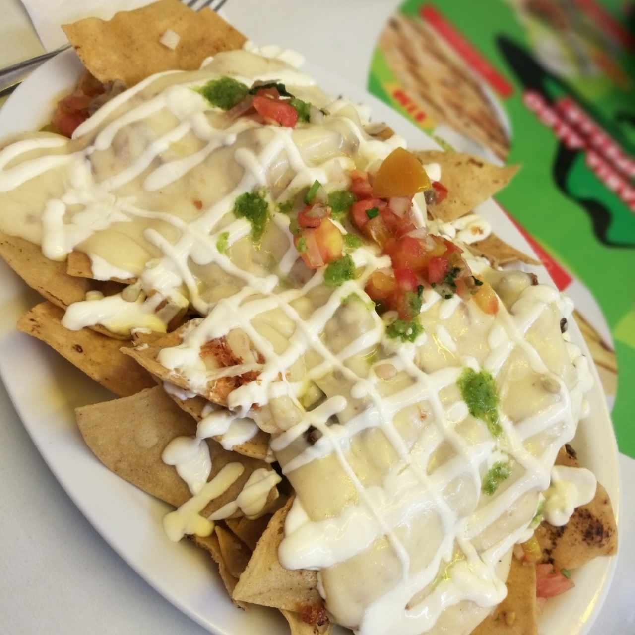 Nachos de bistec