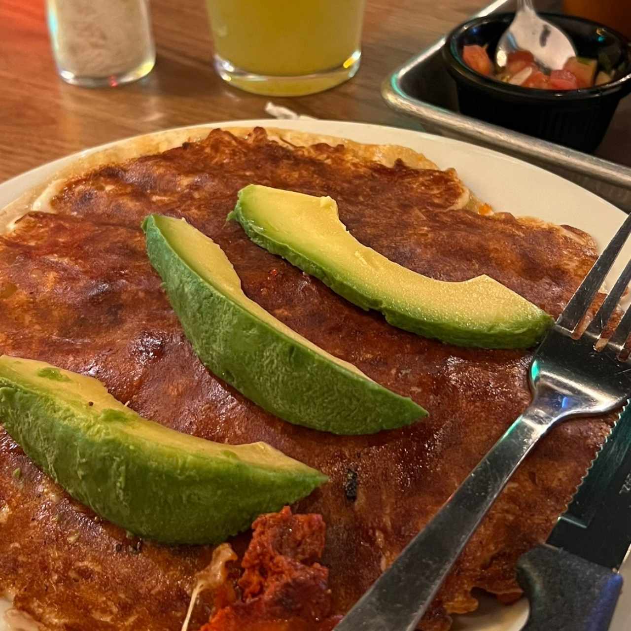 Costra con carne al Pastor 