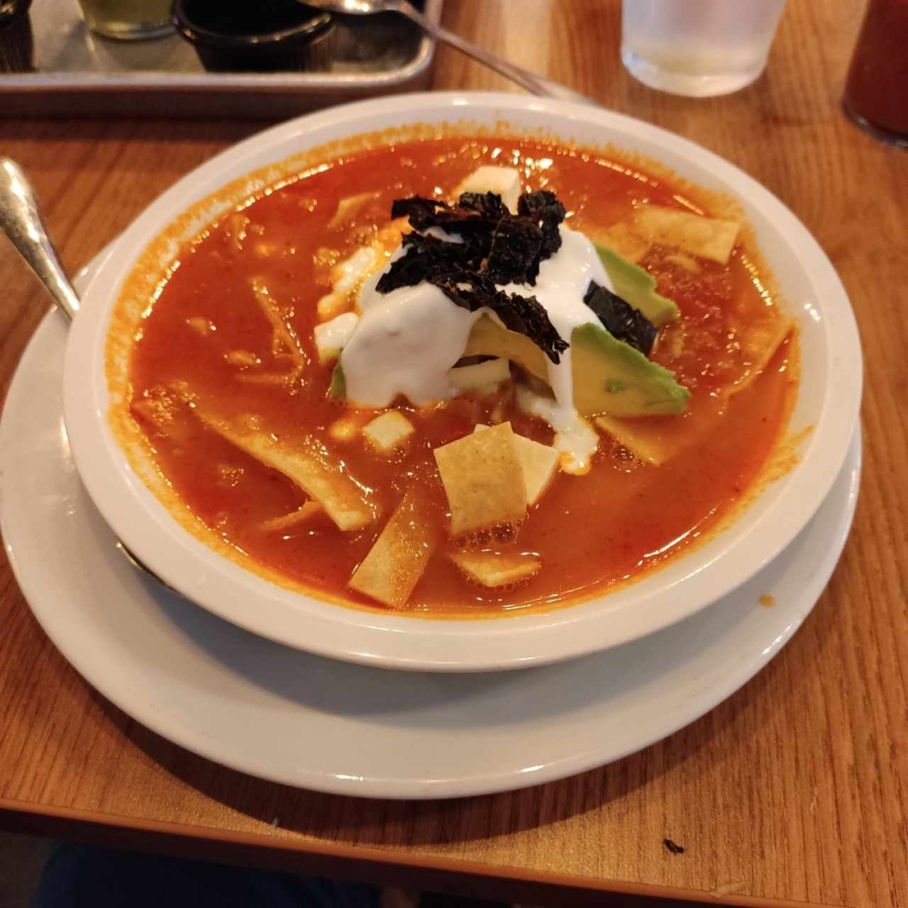 Sopa de tortilla 