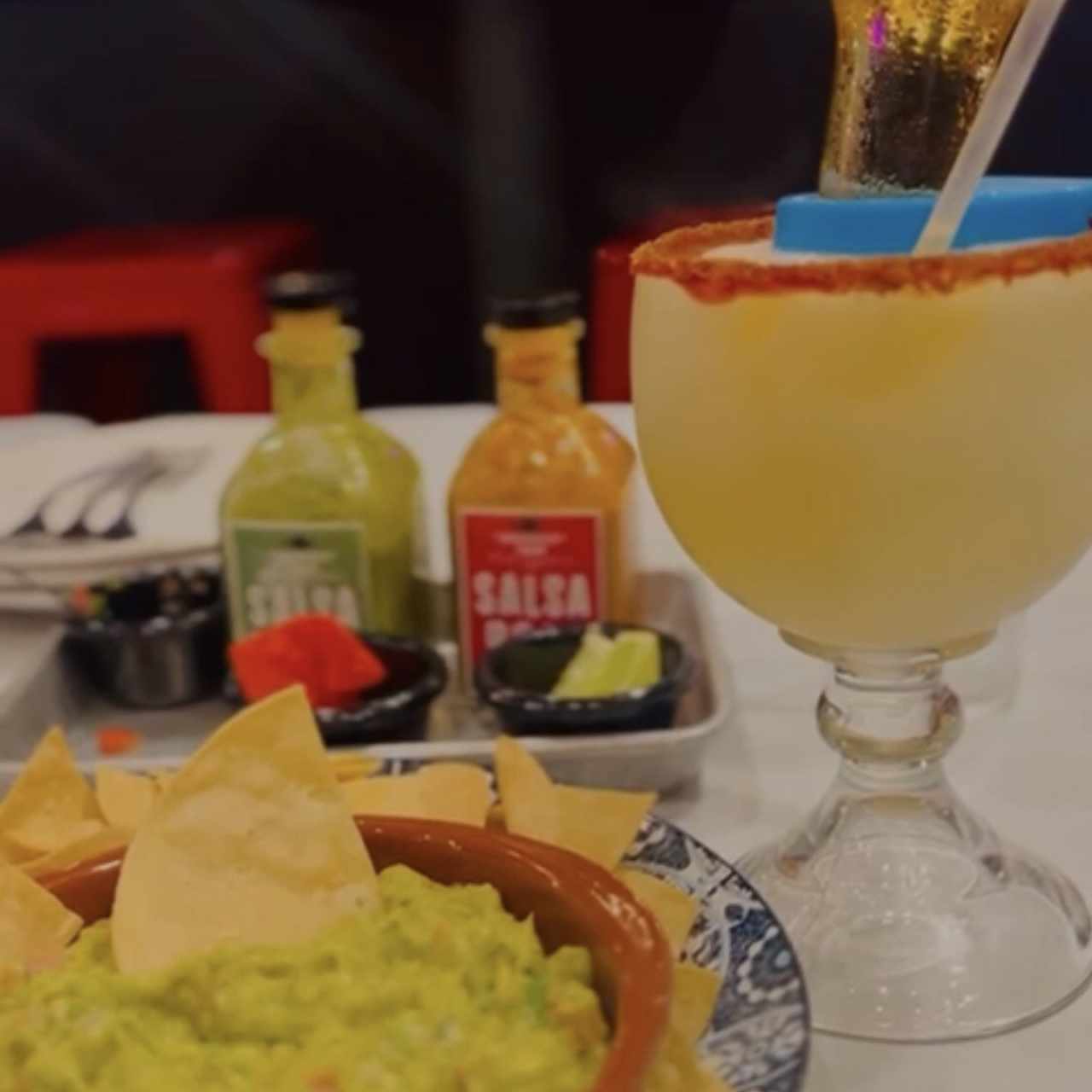 Margarota y Guacamole 