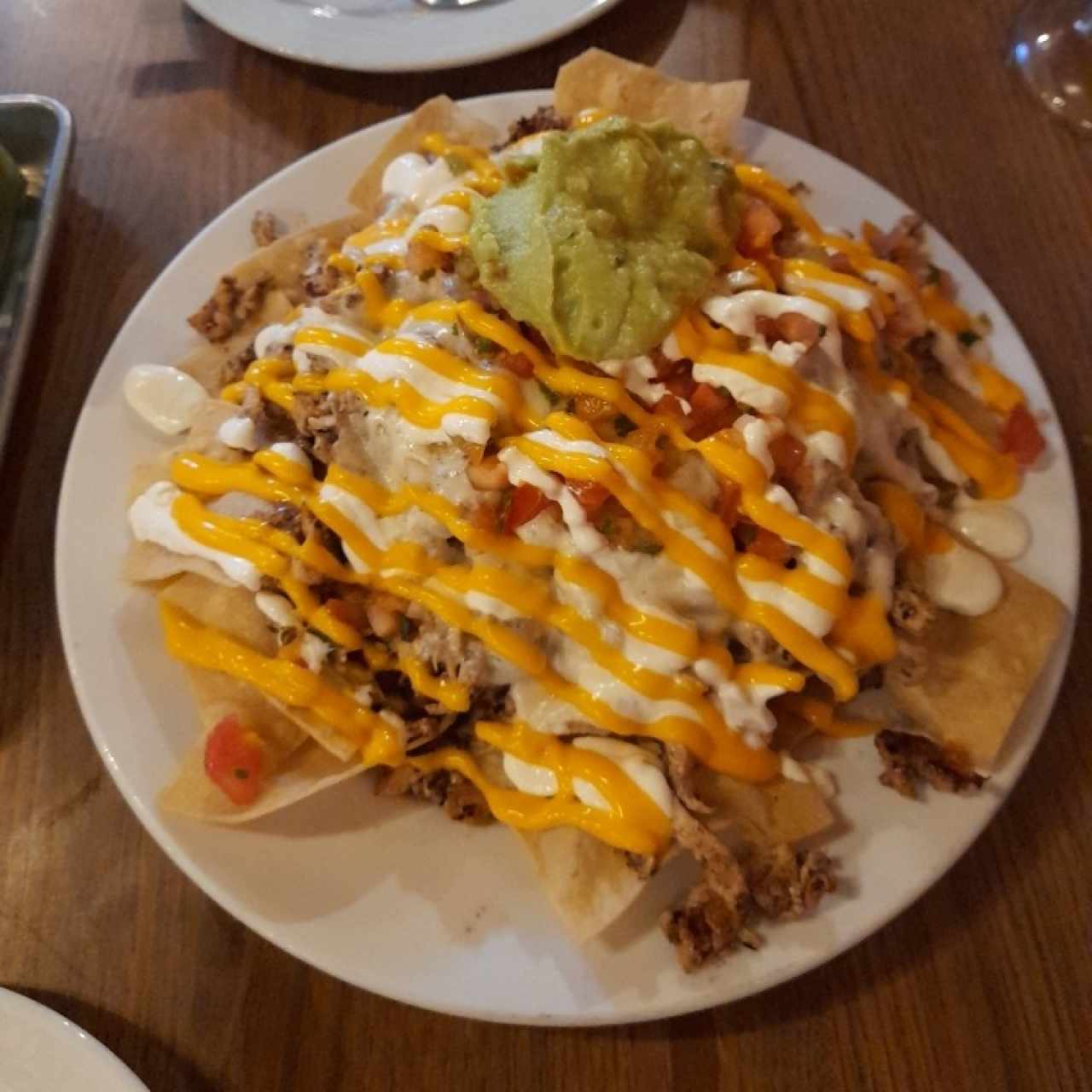 Nachos with chicken 