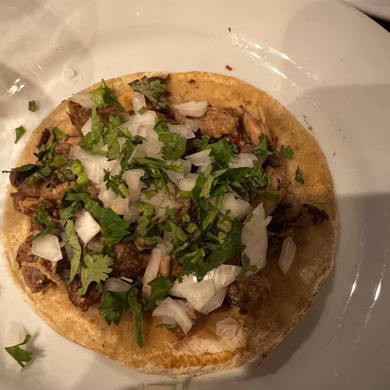 Taco de carnitas surtidas