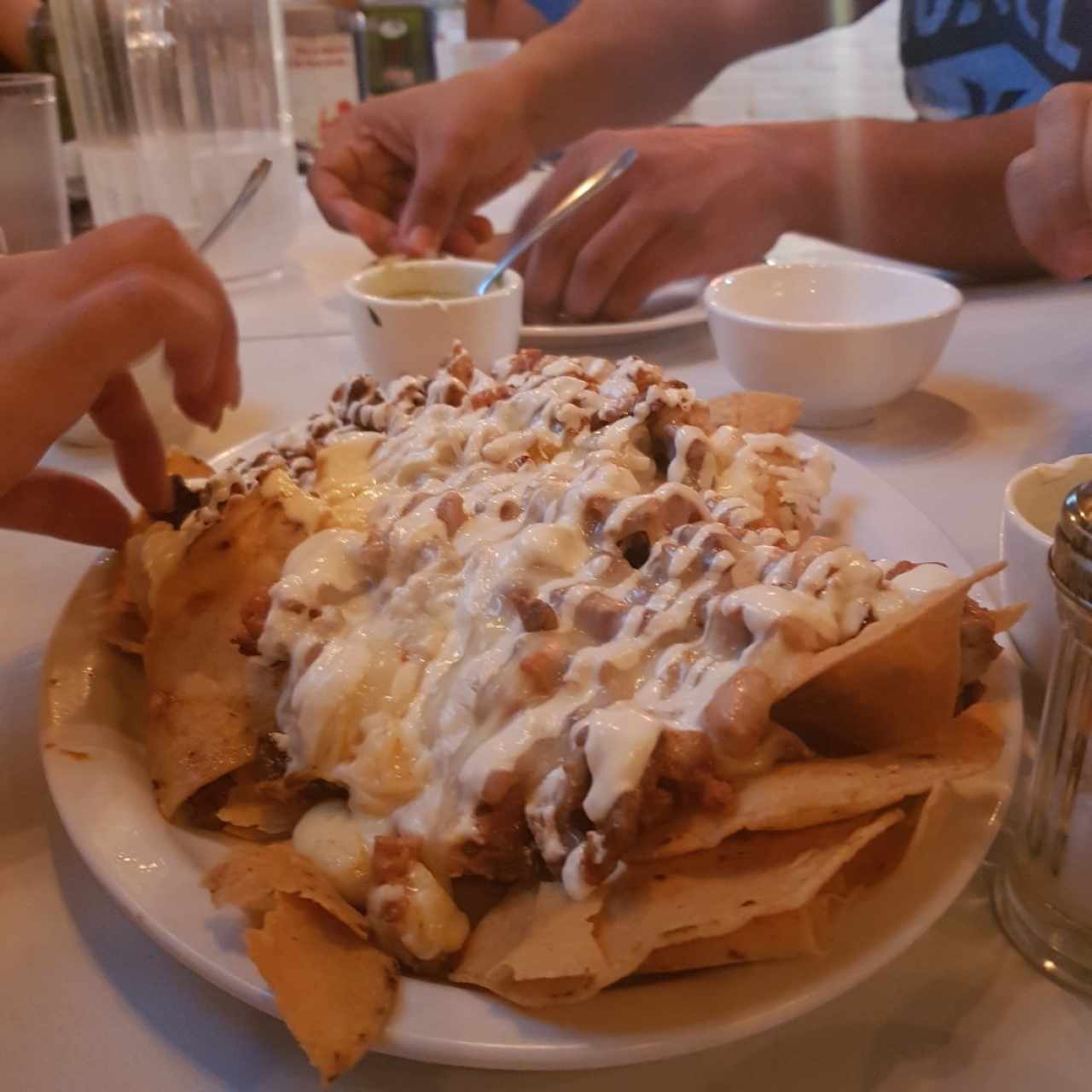 Nachos con carne