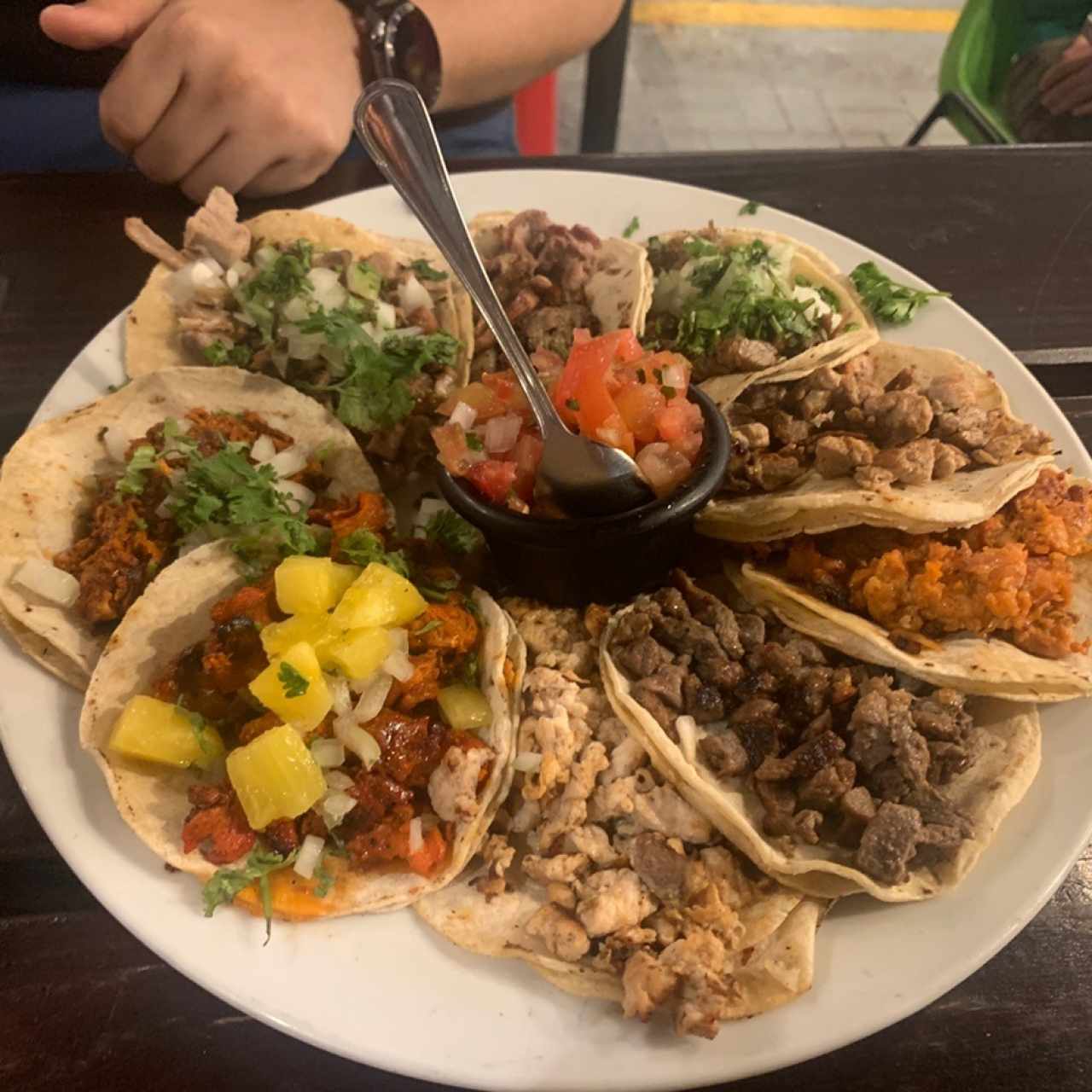 Bandeja de tacos 