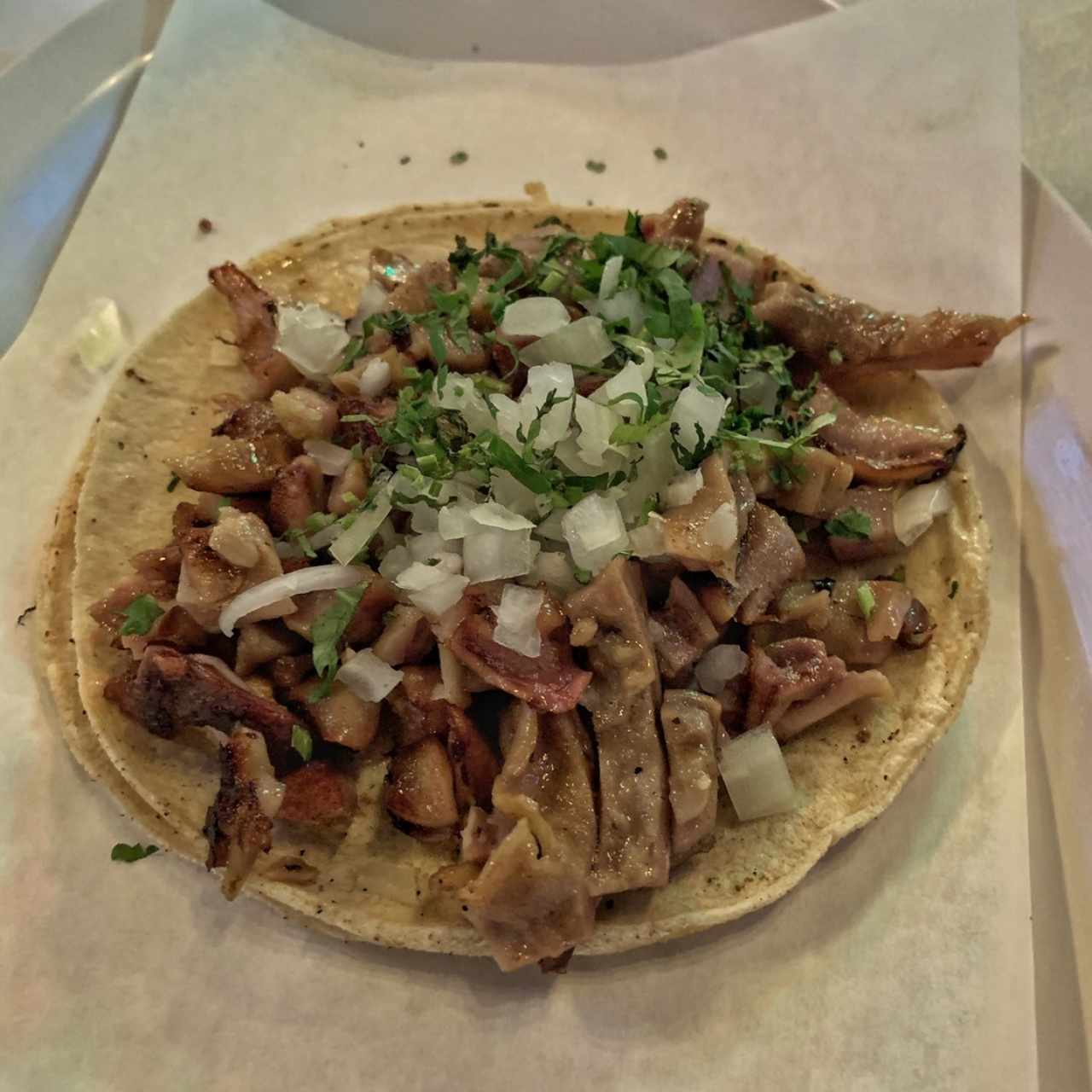 Taco de Carnitas (Buche)