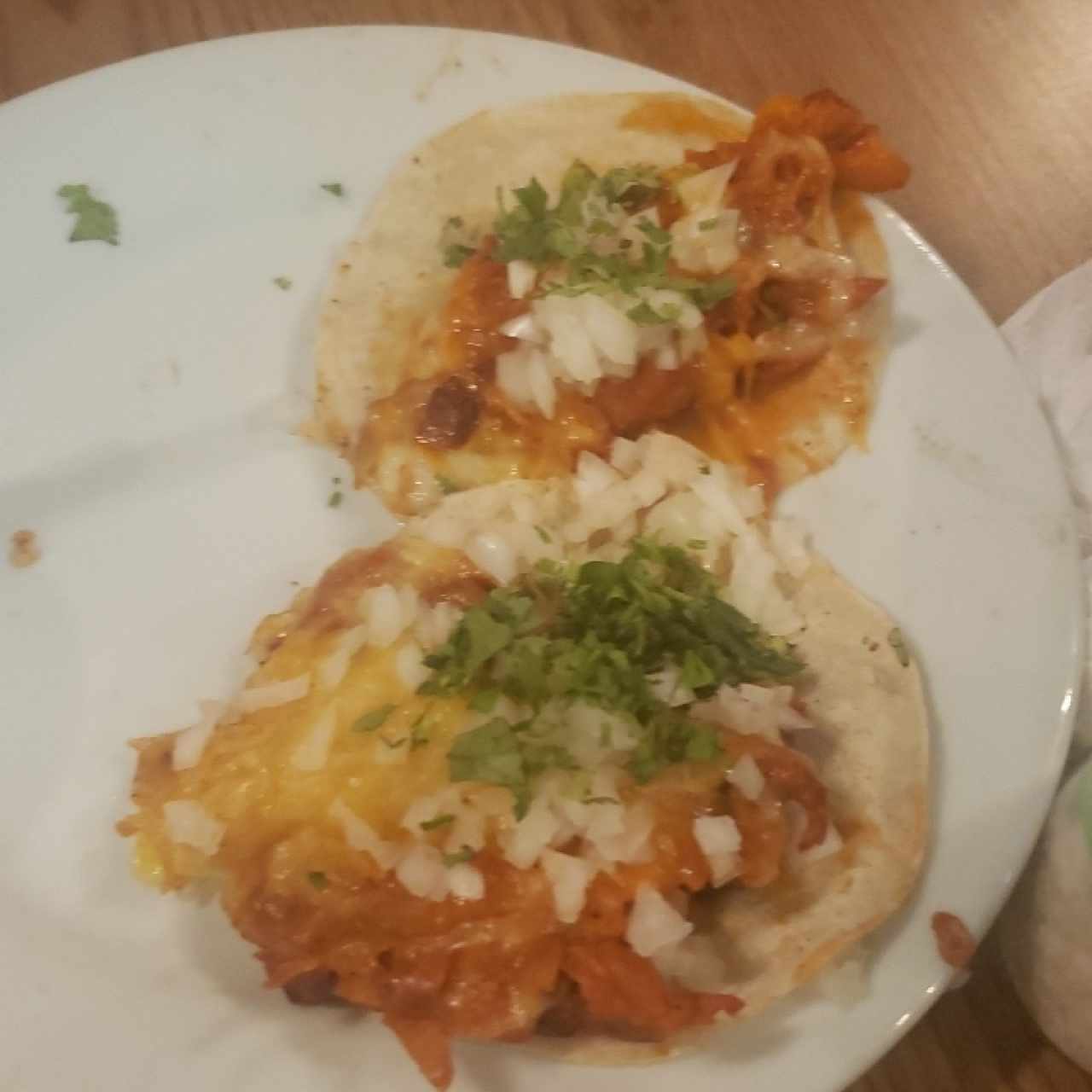 tacos al pastor con queso