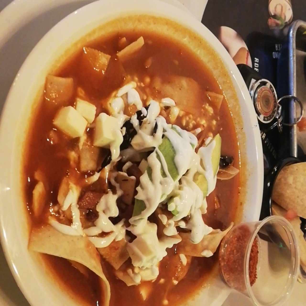 Sopa de Tortilla de River