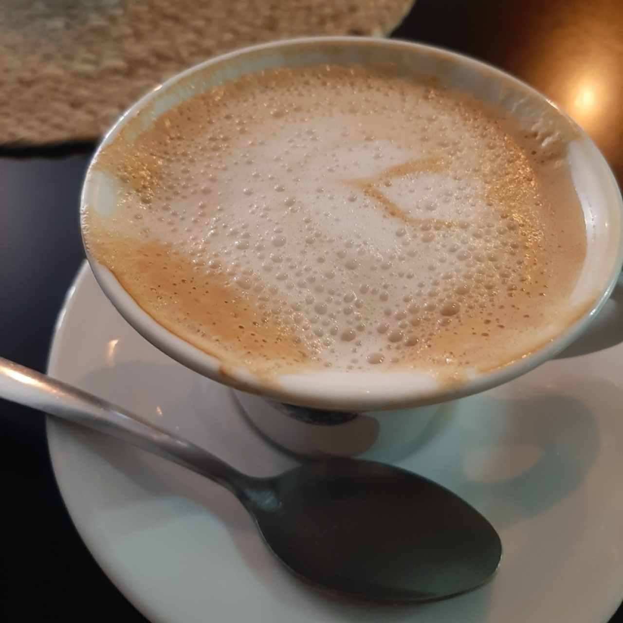 capuccino con leche de almendras 