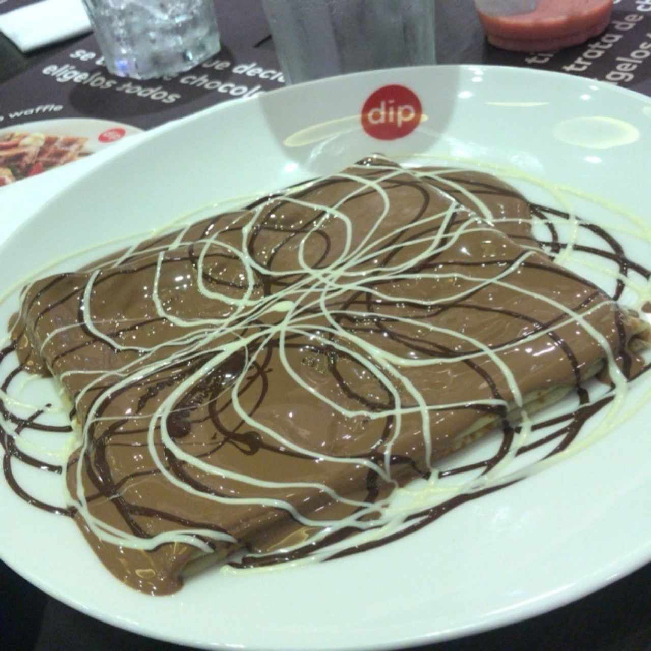 Crepe con chocolate