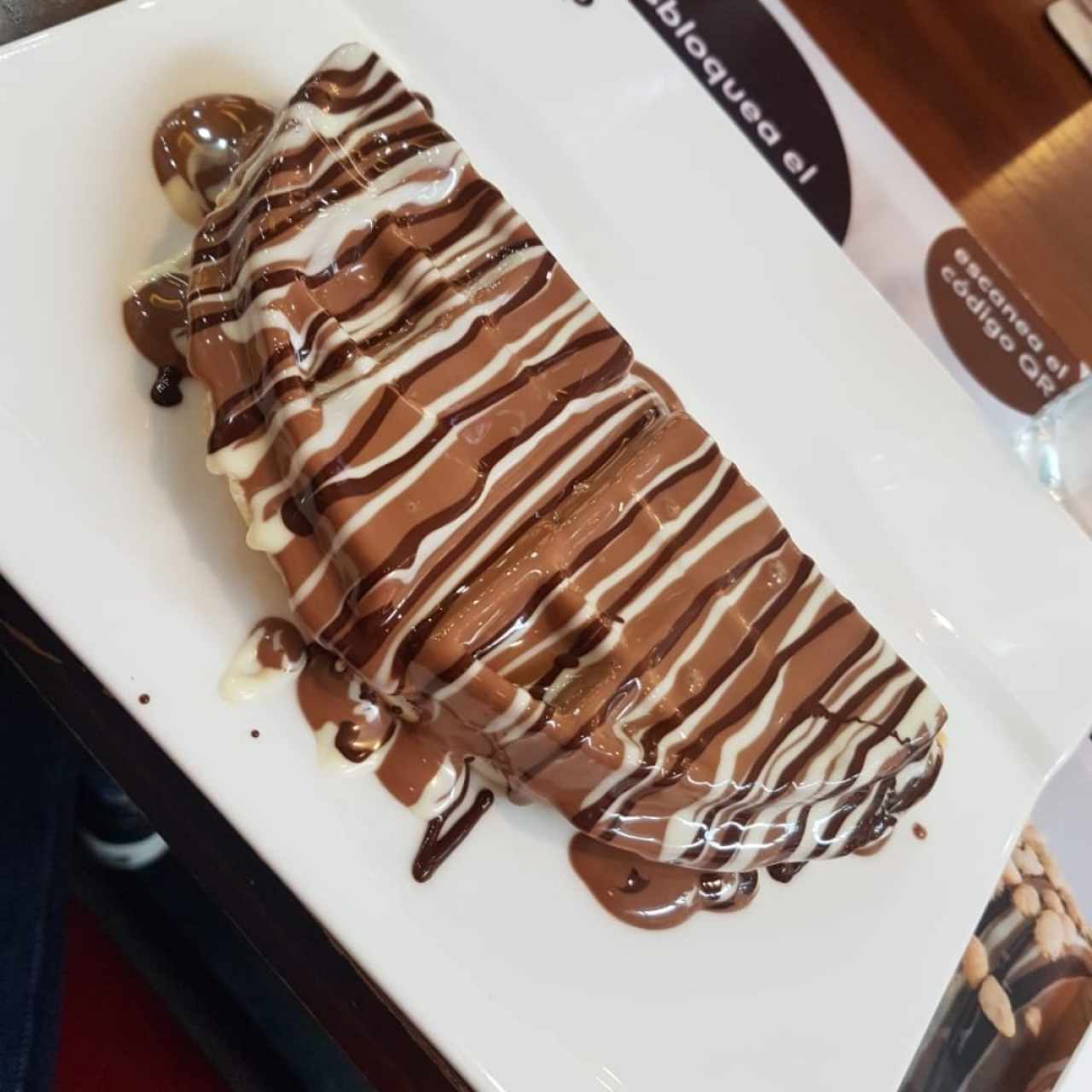 waffle triple chocolate