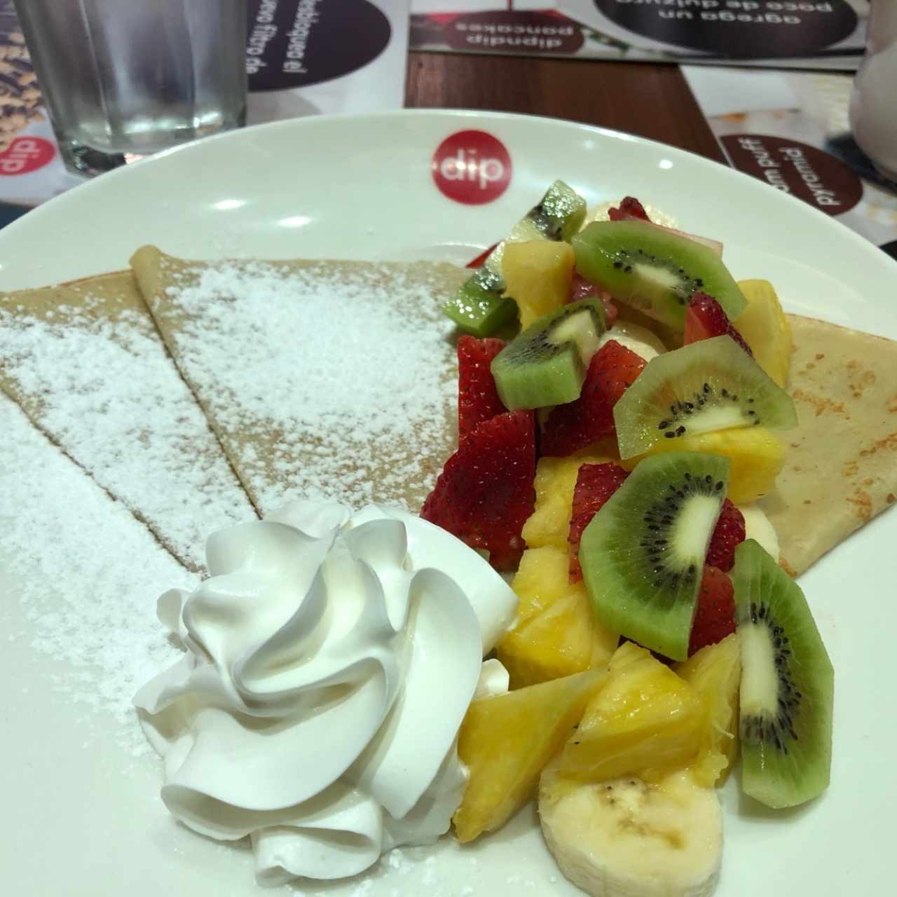 Crepes con frutas 