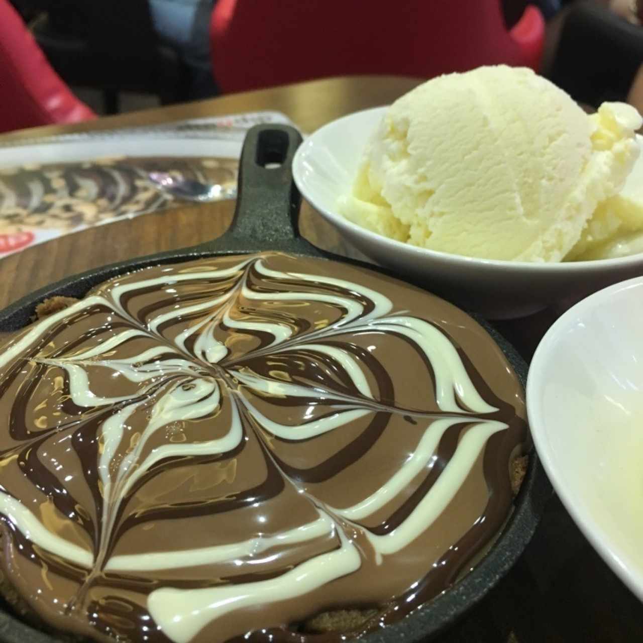 Cookie n’ Brownie on a pan 