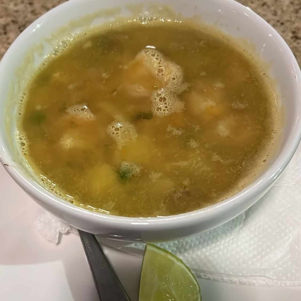 Sopa de mariscos 