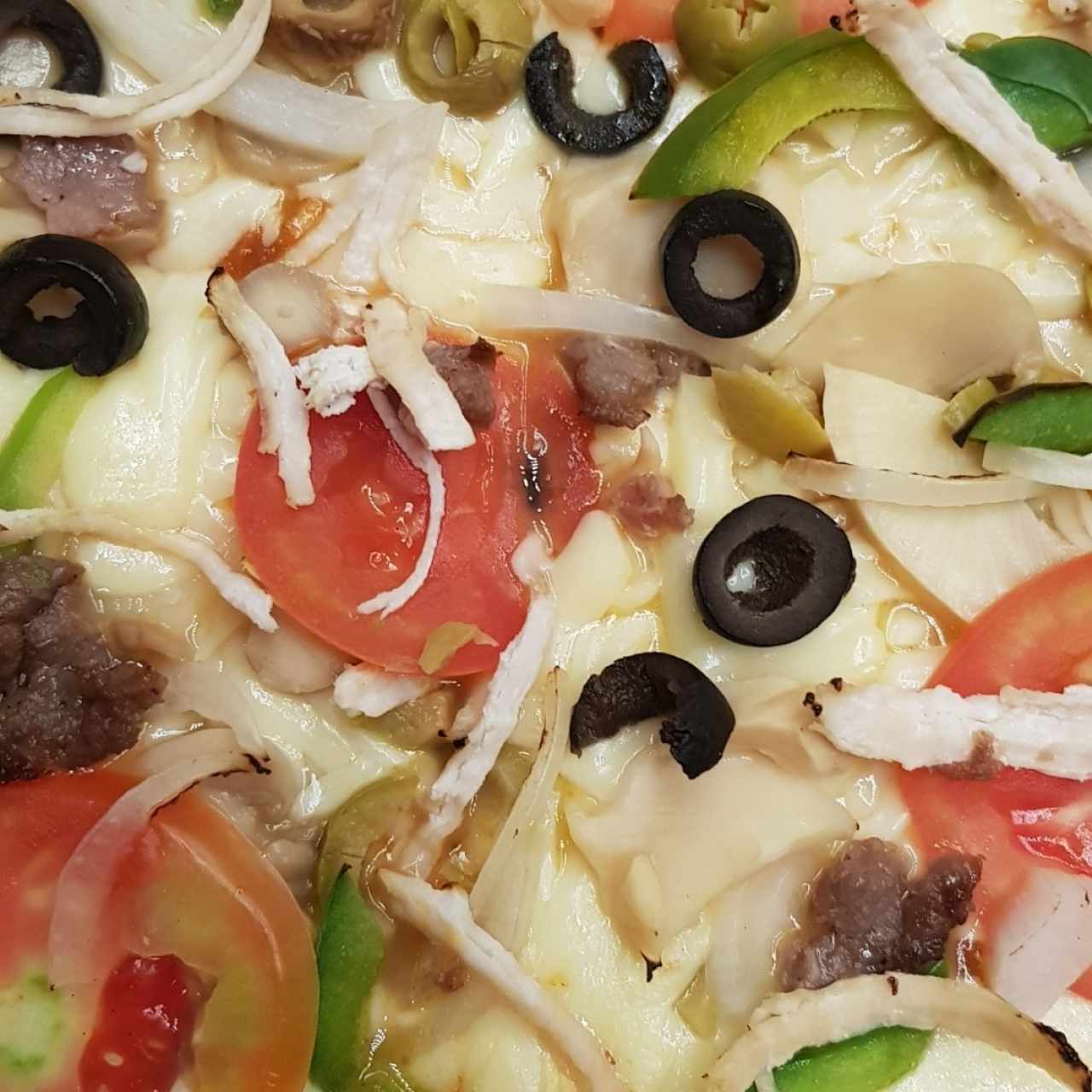 pizza de vegetales