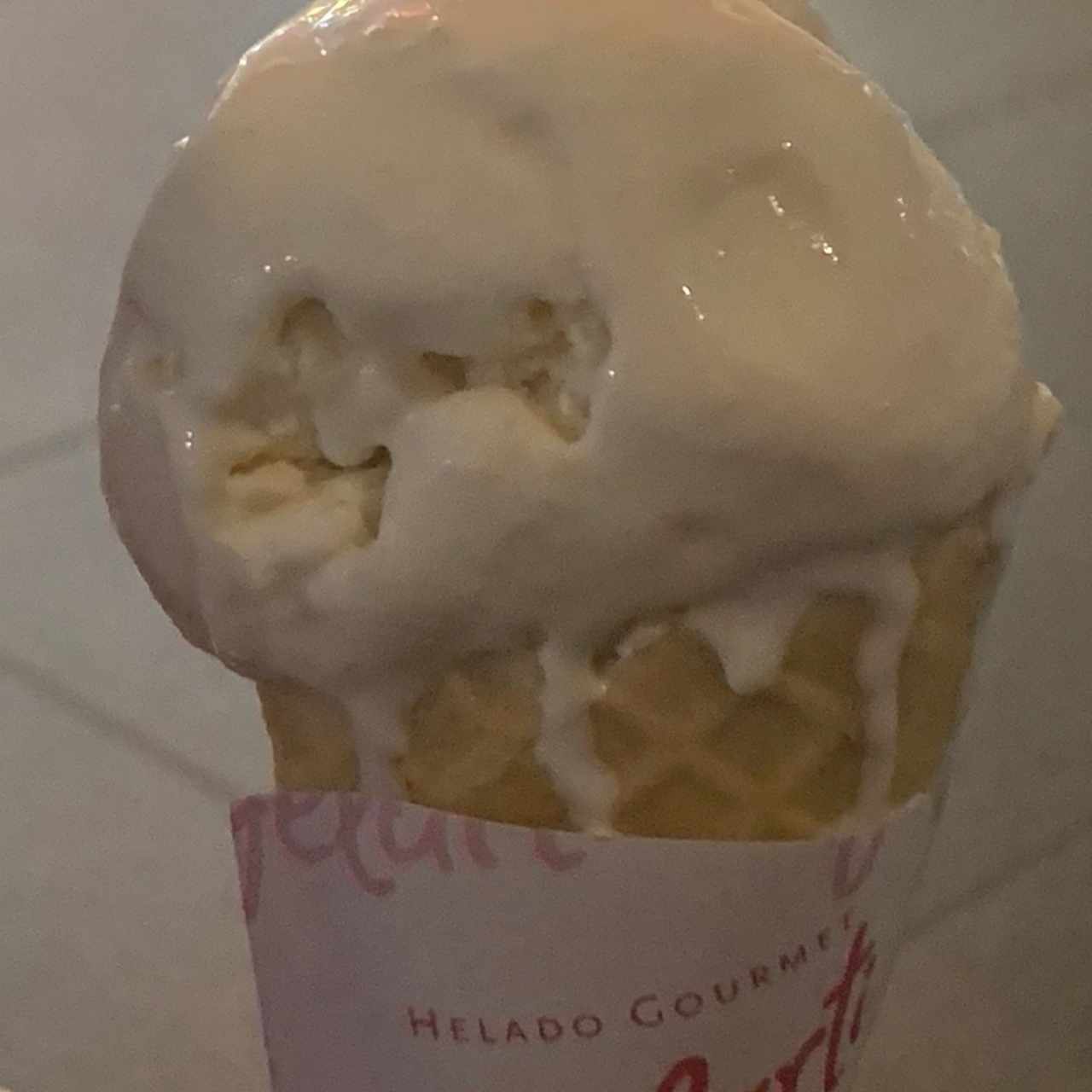 cono de vanilla