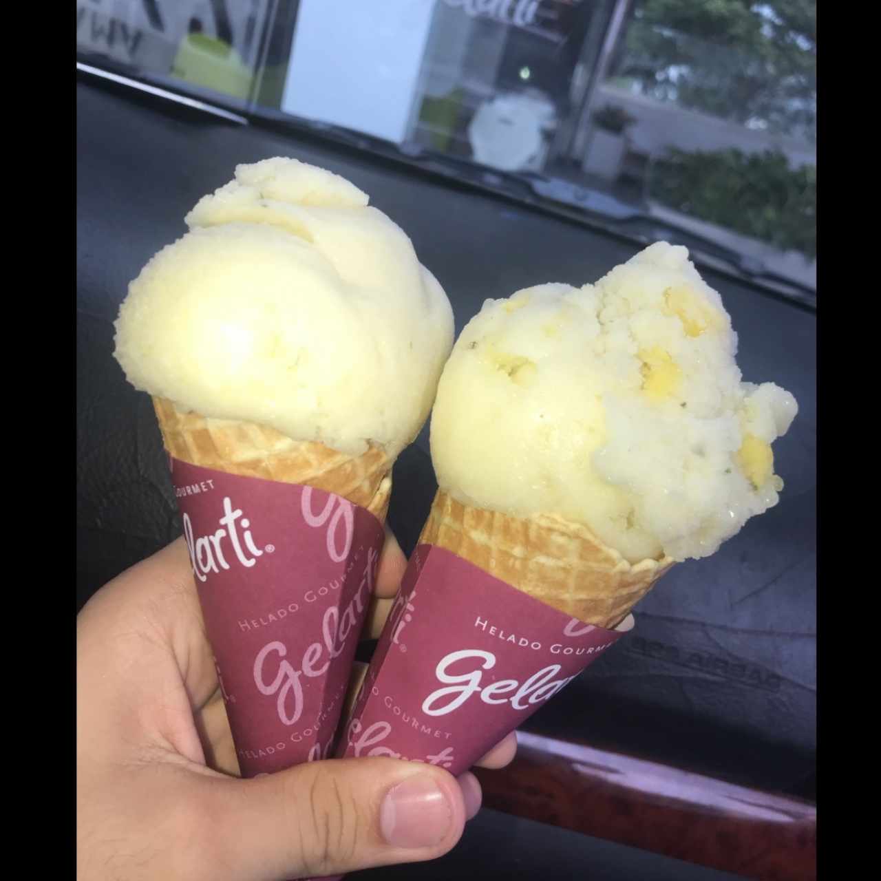 Helado Piña y Hierbabuena