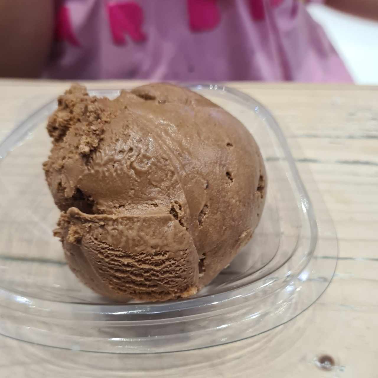 Helado de chocolate