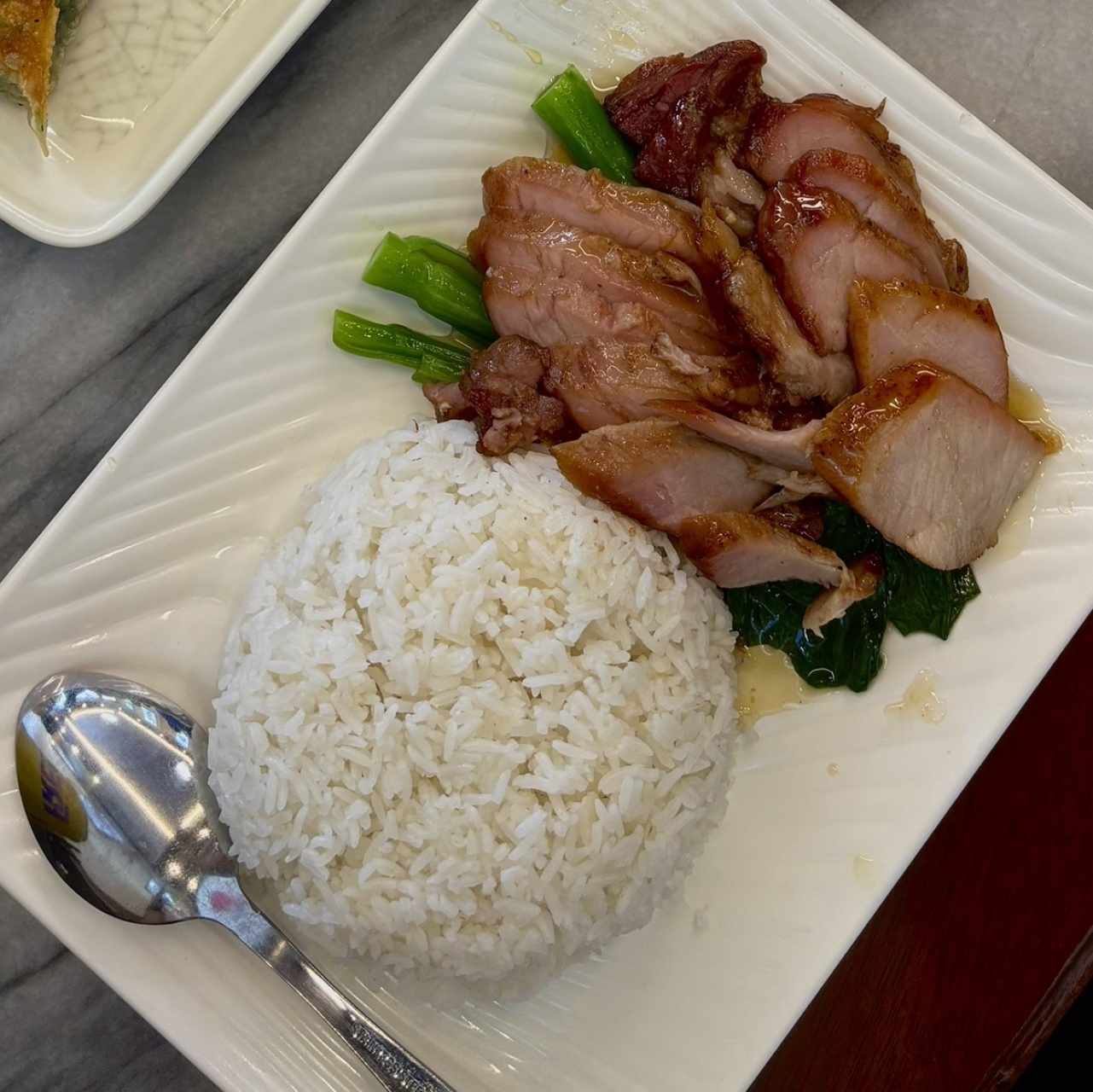 Arroz Con Puerco Liso Asado