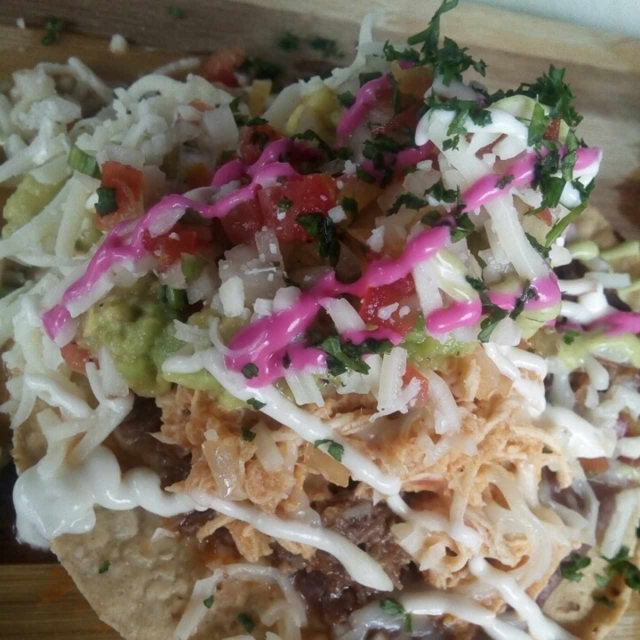 tostadas pollo