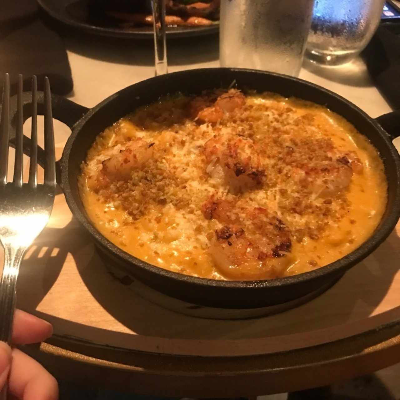 mac and cheese de langostinos