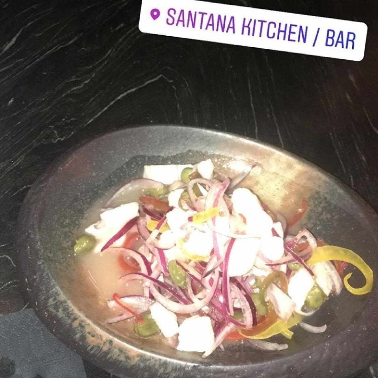 Entradas - Ceviches Santanero