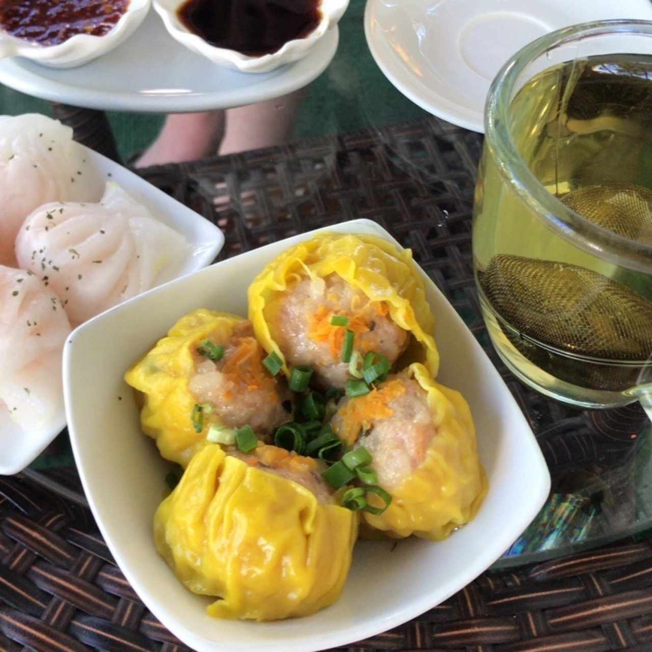 Siu Mai, Ha Kao y té de manzanilla