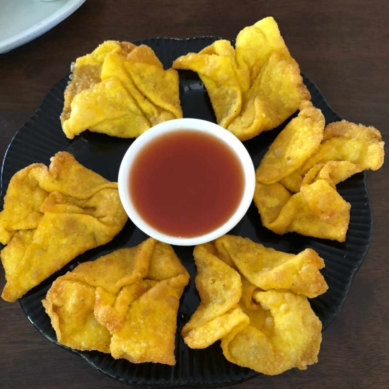 wonton de camarón