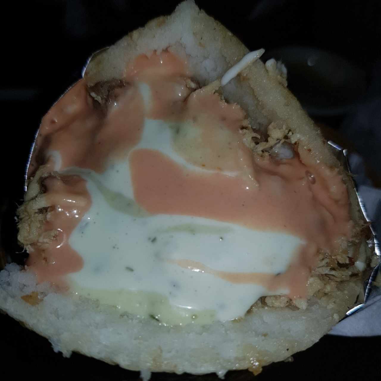 Arepa de combinación