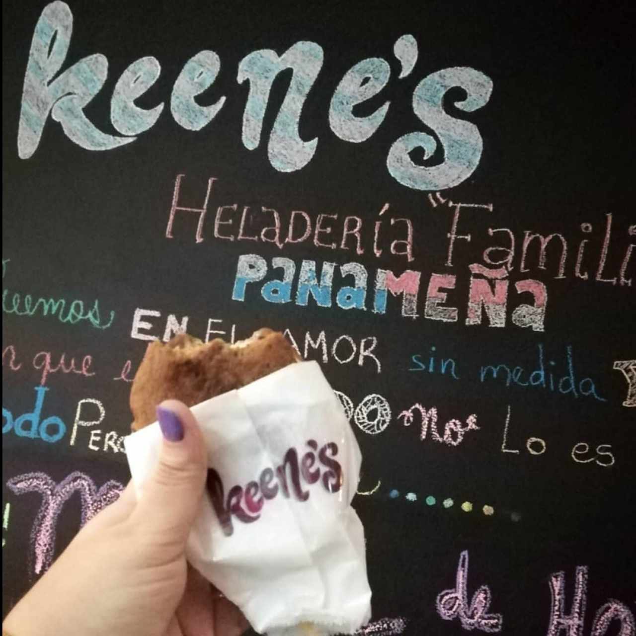 Galleta con Helado  (vegana) 