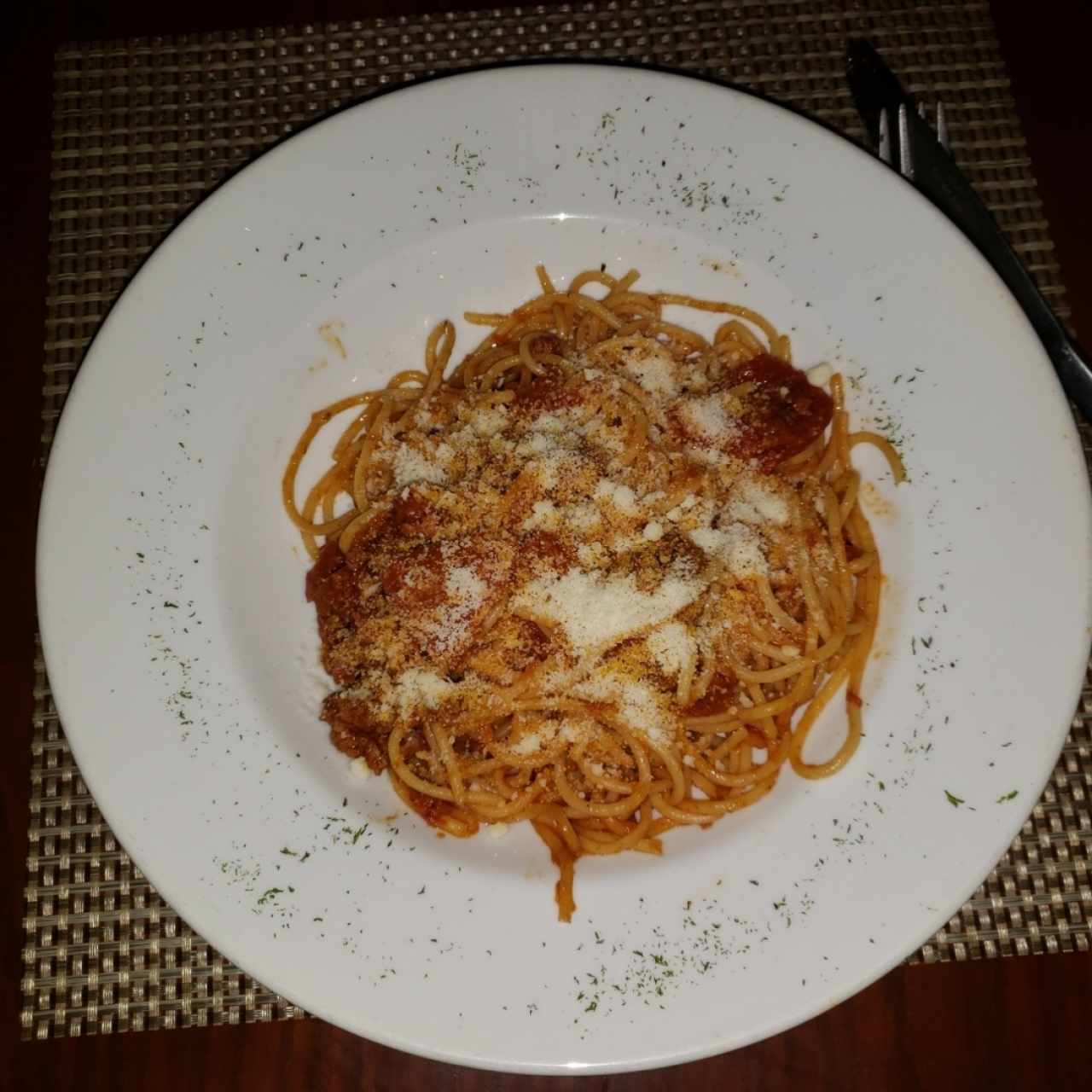 Spagetti a la bolognesa